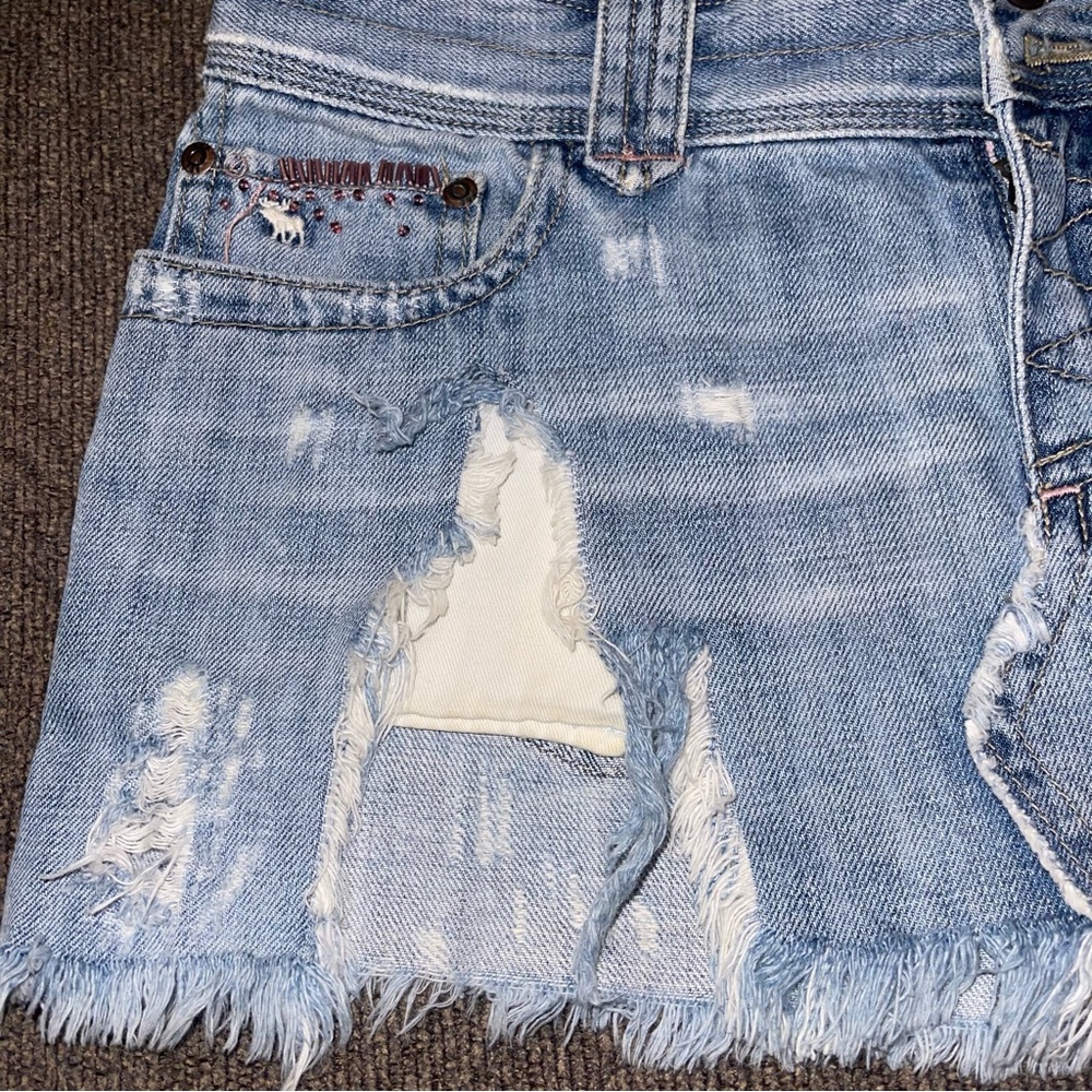Abercrombie Y2K Denim Mini Skirt - Picture 2 of 7